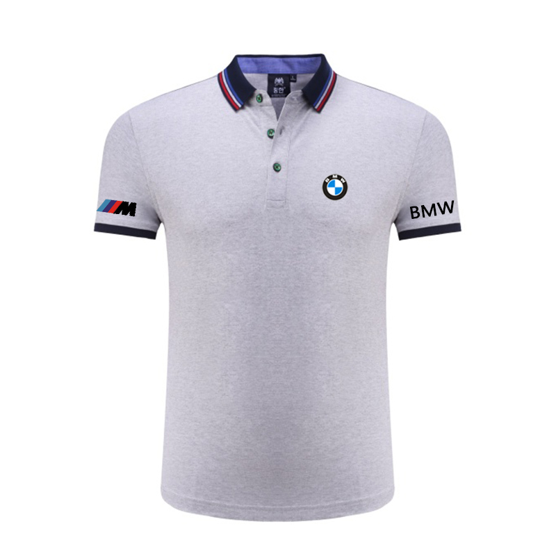 2022 Polo BMW Motorsport Col Contrasté Coton Homme Manche Courte